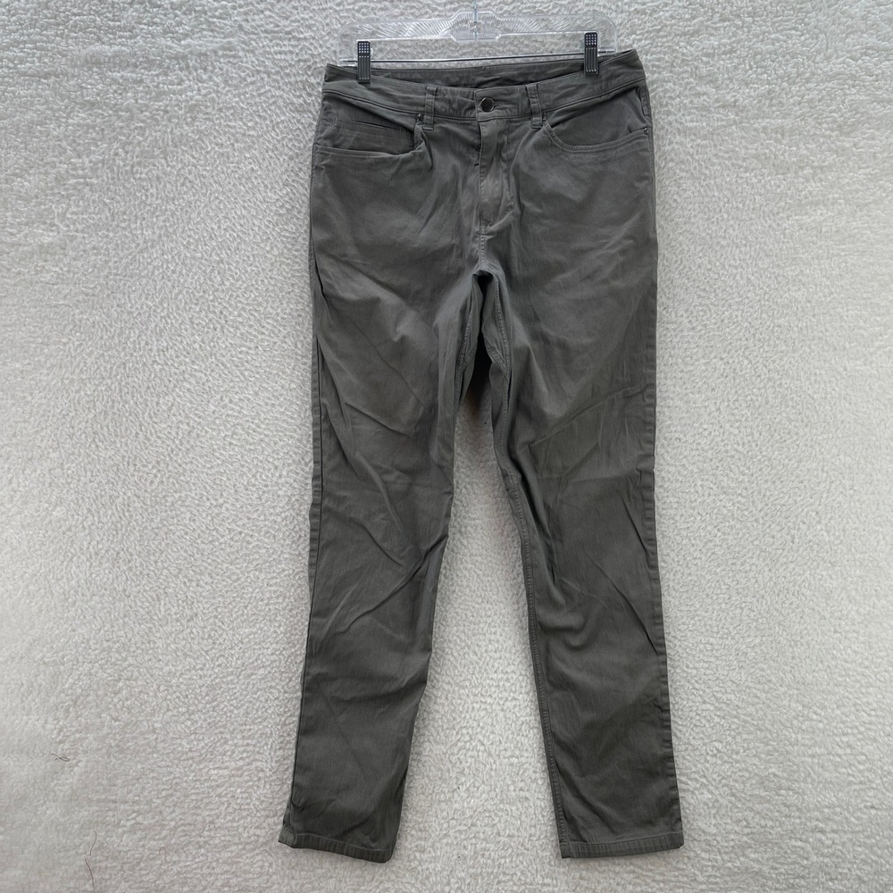 Lululemon Pants Mens 30 Olive ABC Slim Performance Chino Luxury Preppy Sports